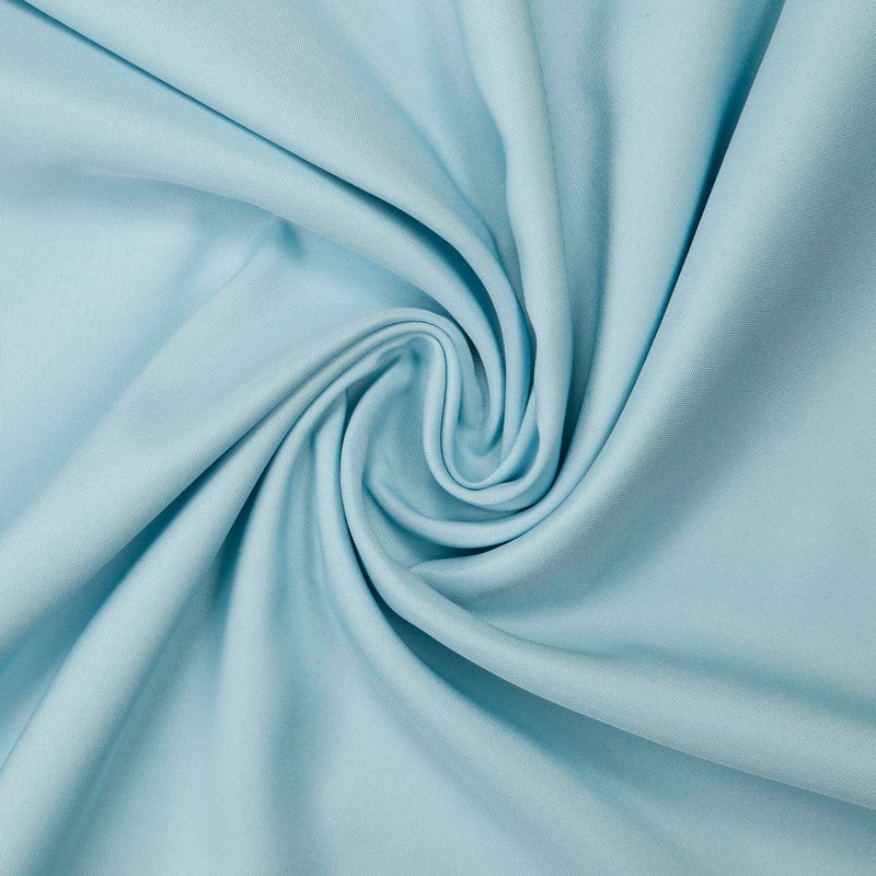 Gee Di Moda Round Tablecloth - 120 Inch Baby Blue Round Table Cloth for 60 to 96 Inch Round Tables - Heavy Duty Washable Fabric - for Buffet Table, Holiday Party, Dinner, Wedding & Baby Shower - Image 4